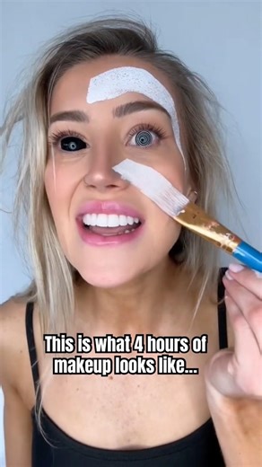 Watch this crazy 4 hour makeup transformation 😱🤯 #makeup #makeupartist #art #sfx#crazy #mua#artist