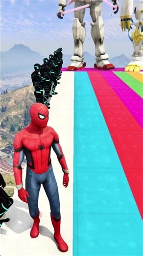 GTA 5 Epic Water Ragdolls Spiderman Jump/Fails Ep 1594 #shorts