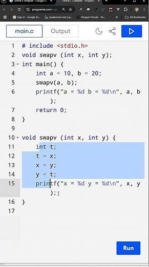 Call by Value - How to pass the variables to functions using Call by Value in C Language