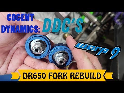 DR650 Front Fork Rebuild and Upgrades