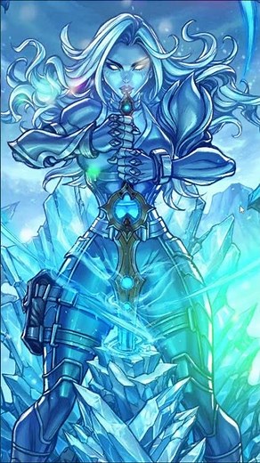 (Fortnite) Lady Windfrost – Snowfall Glow Poster Aesthetic