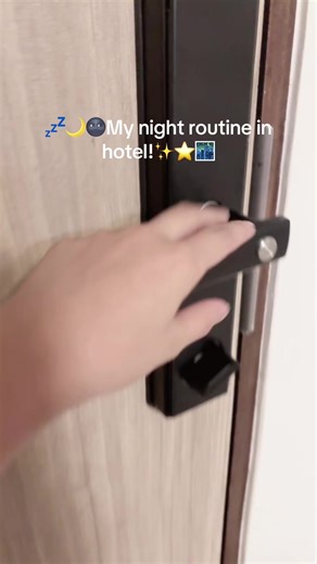 My Aesthetic Night Routine in a Hotel
