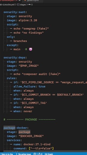 OpsFlow Formation Personne n'ose toucher à .gitlab-ci.yml