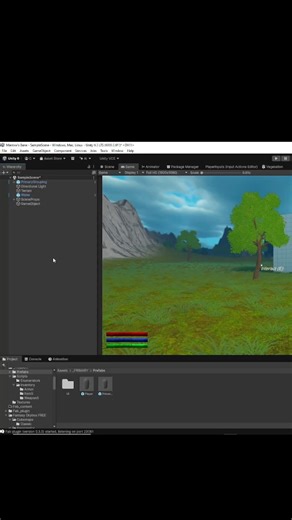 Background Blur for menus in Unity 6 in less than 60 seconds #unity #gamedev #unity3d #indie