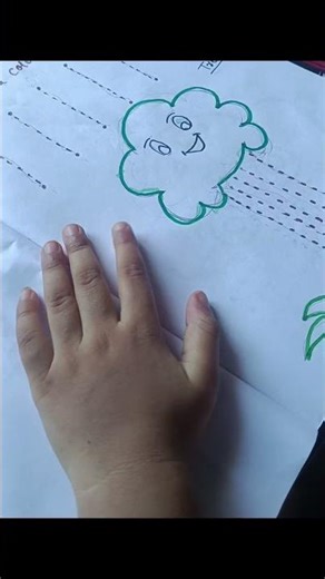 How to Start Writing for Kids 🤔 | Standing Line Practice (Part 1) #viralshorts #preschoollearning
