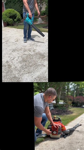 This cordless electric leaf blower is lightweight, powerful, and perfect for quick yard cleanup