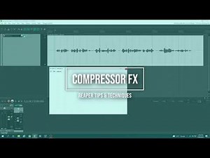 Adding Compression to a narration vocal track in Reaper
