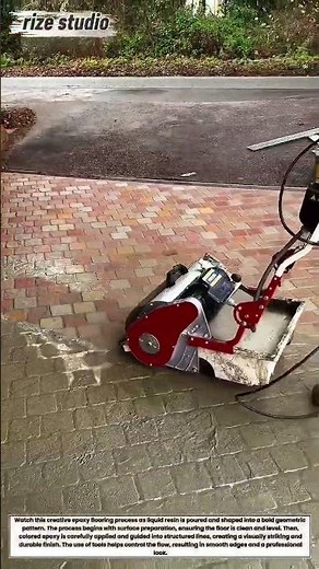 Satisfying Epoxy Floor Transformation – Amazing DIY Design Process!