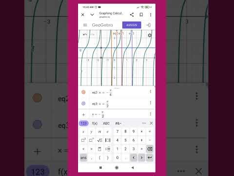 2D Graph with Phone Chapter -7 tan graph Method by Tr.Sandar(Easy Maths)