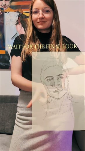 Desen in grafit- etape