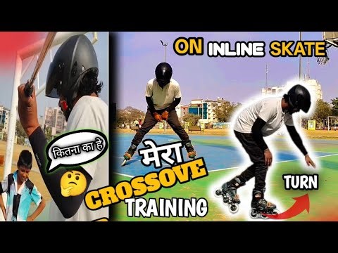 How To Do Crossover On Inline Skates//Learn In Only 3 Steps//Skating training