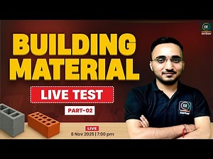 Building Material Live Test-02 | By Avnish Sir | Everexam