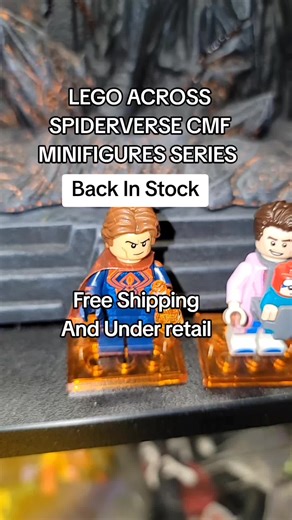 LEGO Marvel CMF across the spider-verse Minifigures - Seller is QVC Which Is a Verified Seller #qvc #lego #legomarvel #official #legospiderverse