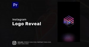 Dynamic Neon Logo Reveal for Social Media Vertical Video