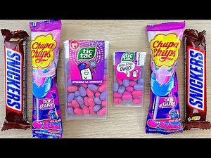 Rainbow Candy & Snickers | Visual Crunch Party | Good Candy ASMR | Treats Opening 🌈🍫