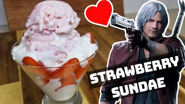 How to make an easy Strawberry Sundae!