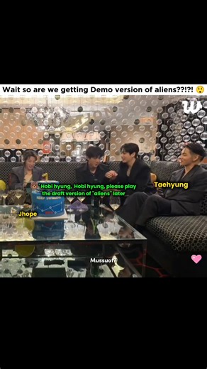 ARE WE GETTIN' ALIEN DEMO VER. 😲#bts #jhope #v #taehyung #arirang #amas #shorts #trending #viral #jk