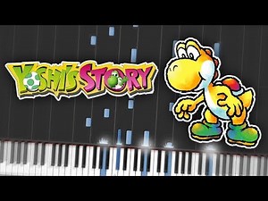 Yoshi's Story Main Theme Piano Tutorial Synthesia