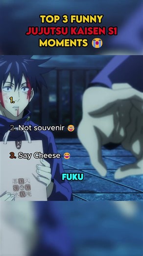 Top 3 FUNNIEST Jujutsu Kaisen S1 Moments 😂🔥