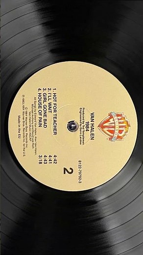 Van Halen - Hot For Teacher (1984 album) vinyl