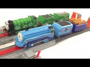 FLYING SCOTSMAN vs SHOOTING STAR GORDON The Great Race Trackmaster Thomas and Friends