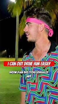 I can out drive him EASILY
