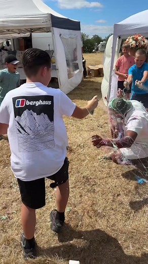 Silly String Fun with D_Buckley and Fred