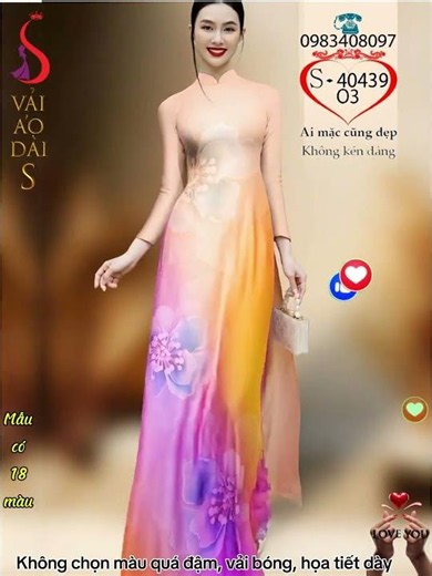 How to choose a beautiful, flowing bridesmaid ao dai for a woman who is 1.65m tall.