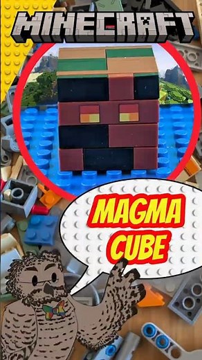 LEGO Magma Cube from Minecraft
