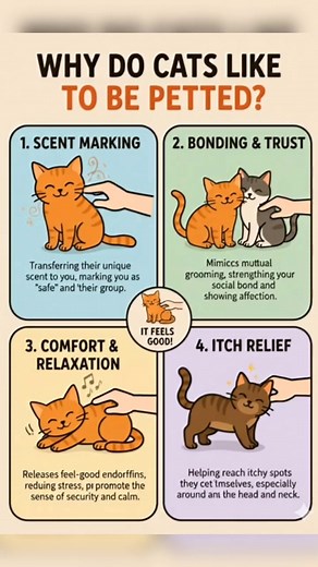 Why Do Cats Like to Be Petted? #CatFacts #Petting #HappyCat | Cat Lovers Club