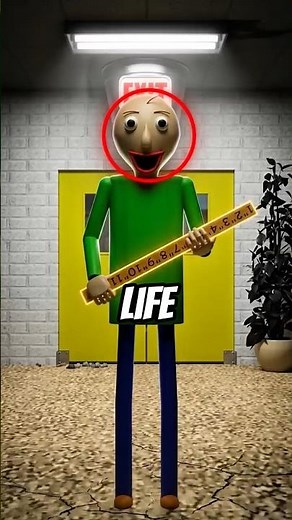 Baldi's Basics secretly based on real life... #shorts #baldisbasic