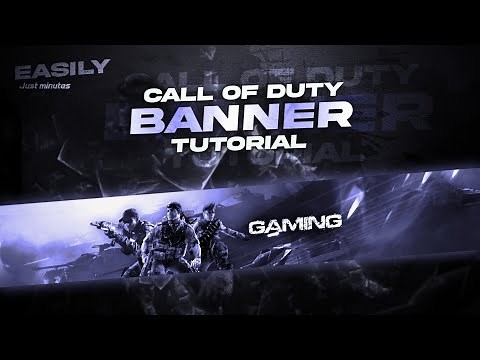 How to Make a Call Of Duty Youtube Banner | Call Of Duty Banner Template