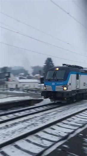 EC 279 Metropolitan | Šocení Doubravice nad Svitavou #1 | 13.1.2026 #doubravice #rajecjestrebivlaky