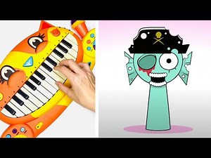 All Sprunki Sounds Covers VS Real instruments!