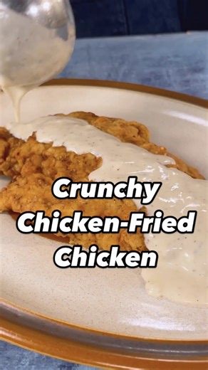 Cook's Country on Instagram: "Chicken-fried chicken is an iconic Texan dish with a comical name and a big, bold black pepper flavor. @ll_cook_j shows you how to make it."