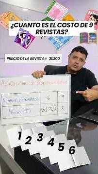 📘 Proporcionalidad directa explicada paso a paso #algebraicamente #mathematica #matematicas