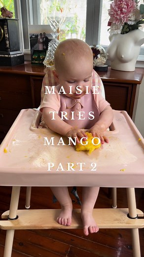 Baby's First Mango Taste Reaction | Cute Baby Videos