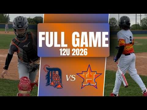 12U Astros vs Tigers ⚾ EPIC Back-and-Forth Battle | Lead Changes & Late Drama!