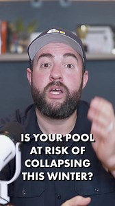 1K views | Is your pool at risk of collapsing this winter? If you...