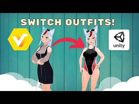 VroidStudio - Unity Clothing toggles - How to trade outfits!