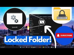 🔒 How to Lock Folders in Windows 11 & 10 Without Any Software! (Step-by-Step Guide) 🔐