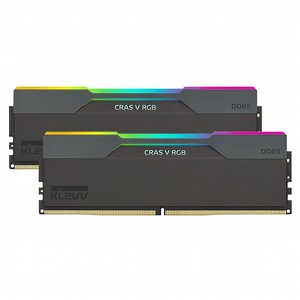 KLEVV CRAS V RGB 32GB (2x 16GB) DDR5 6000MHz C30 Desktop Memory - Black