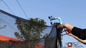 Watch Easy to install and super fun, super heavy rain on my trampoline on Amazon Live