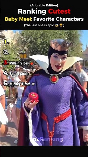 Ranking the Top 6 Cutest Baby Meet Favorite Characters at Disney❤️✨ (Adorable Edition)