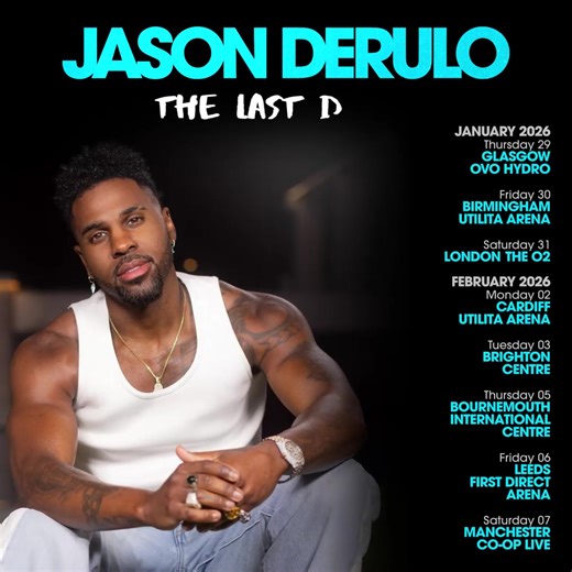 185K views · 22 shares | The Last Dance World Tour. Tickets on sale now. | Jason Derulo | Facebook