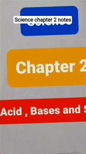 science class 10th chapter 2 important notes study 🤗