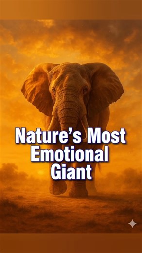 Elephants Are Not Just Strong… They Feel Emotions #short #elephant #fact