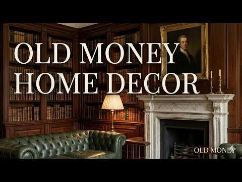 Old Money Home Decor: Timeless Elegance for Your Home