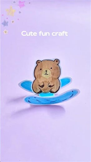 cute desk decor | #diy #tutorial #art #shorts