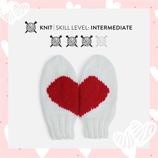 Need inspiration for Valentine's Day? Download our free patterns, from beginner to experienced levels! Discover 10,000 free patterns on Yarnspirations. | Yarnspirations